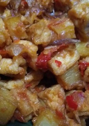 Foto resep Sambal goreng kentang+tahu
