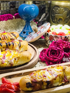 عکسی از دستور پيتزا لقمه