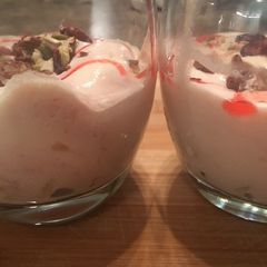A picture of Strawberry fruit cream.