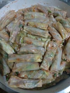 صورة لوصفة محشي كرنب (ملفوف) واو 🙄