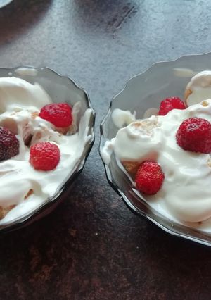 Málnás epres trianon recept fotója
