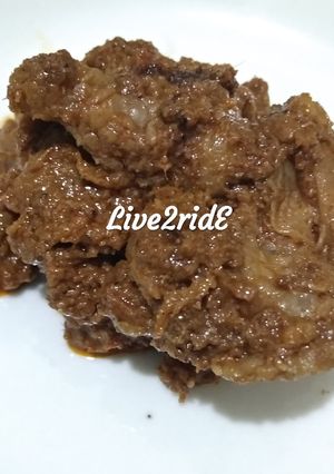 Foto resep Rendang Daging + Jantung Ayam