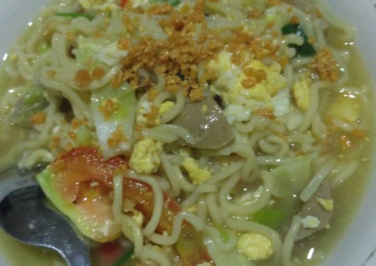 Resep Mie tek-tek ala abang-abang Anti Gagal