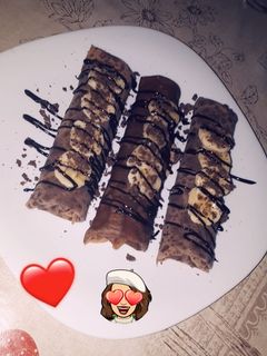 صورة لوصفة كريب شوكولاته