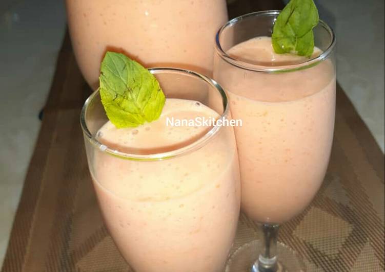 Easiest Way to Cook Yummy Papaya smoothie This is Secret Recipe  From My Kitchen !!