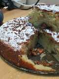 Bollo de ciruelas y chocolate