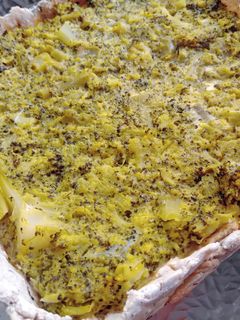 Una foto de 🥦Tarta de brócoli súper sencilla🥦(masa casera sin tacc)