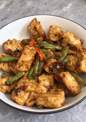 Foto resep Tahu Buncis Saus Tiram