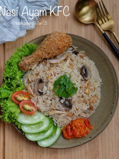 Foto resep Nasi Ayam Kfc