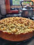 Queque de Manzanas y migas