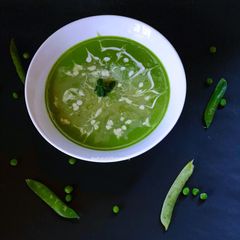 A picture of Green Pea Soup.