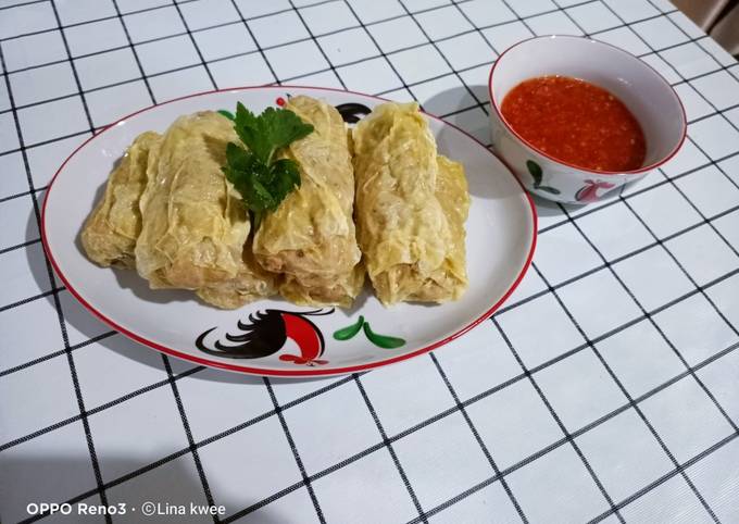 Cara Gampang Menyiapkan Ngohiang/ngohiong ayam udang, Bikin Ngiler