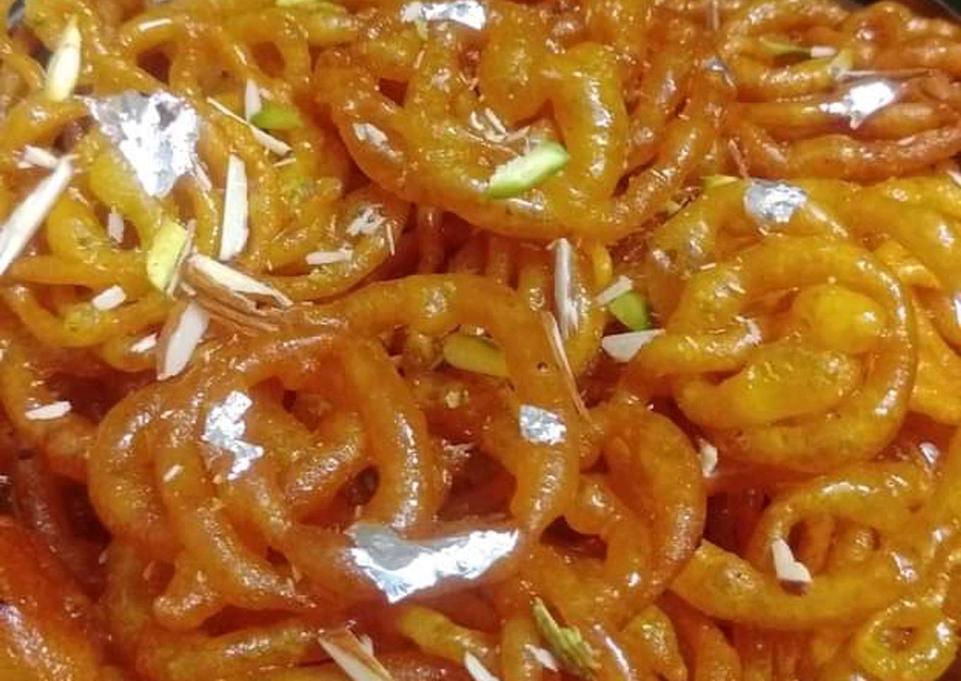 Homemade jalebi