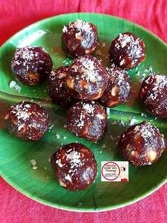 A picture of Dryfruits Dates Ladoo.