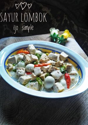 Foto resep Sayur lombok ijo