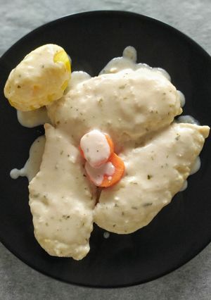 Una foto de Escalopines de pollo en salsa de limón