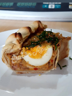 Una foto de Tarta de pollo fácil