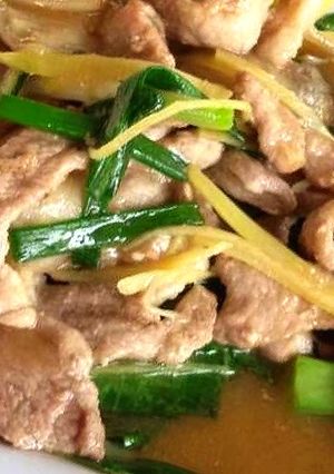 รูปของ หมูผัดขิง