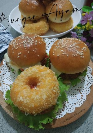 Foto resep Burger Isian Ayam