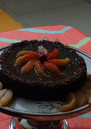 A picture of Mississippi Mud Pie.