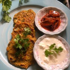 A picture of Left over dal Thalipeeth.