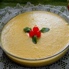 A picture of Mango Cheese cake.
