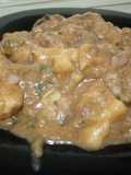 Stewed Arrowroots, potatoes and matoke