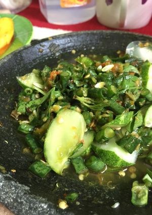 Foto resep Pencok Kacang Panjang