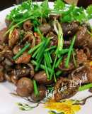 Bao tử cá xào sả ớt