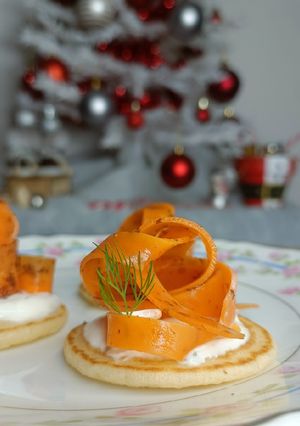 Une photo de 🎄Carottes fumées (Noël)