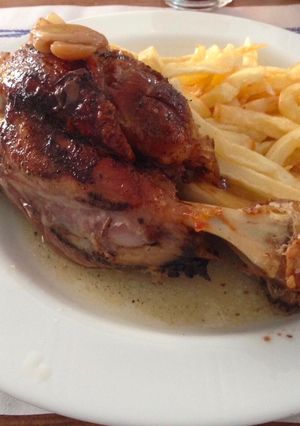 Una foto de Codillo al horno