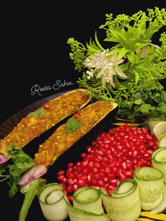 बैंगन का भरता (Baigan ka bharta recipe in hindi) रेसिपी मुख्य फोटो