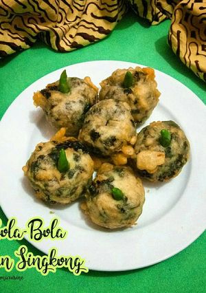 Foto resep Bola bola daun singkong