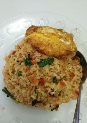 Foto resep Nasi goreng terasi pedas