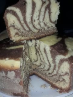 Una foto de Bizcochuelo marmolado 😍😍