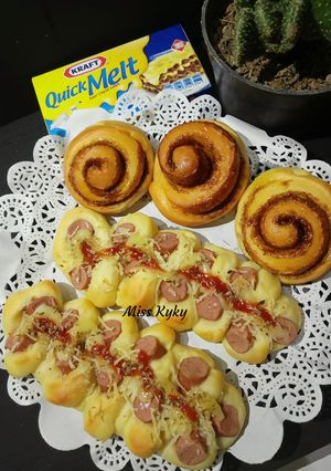 Foto resep Cinnamon Rolls and Cater Pillar Bread