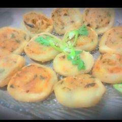 A picture of Pin wheel samosa.