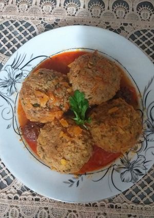 عکسی از دستور کوفته برنجی