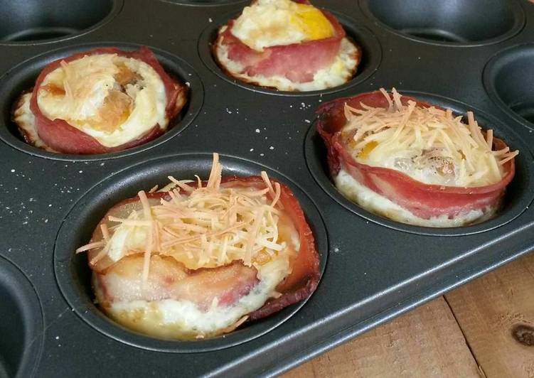 Bacon Eggs Muffin Keto