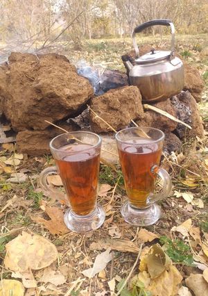 عکسی از دستور اینم چایی آویشن آتیشی