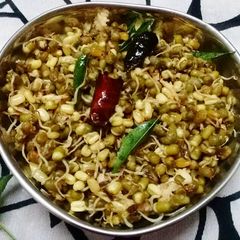 A picture of Green Gram Sprouts Sundal.