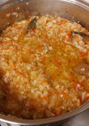 Una foto de Sofrito Base para Rellenos de Tartas Saladas