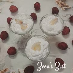 A picture of Lychee and Cream.