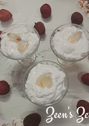 A picture of Lychee and Cream.