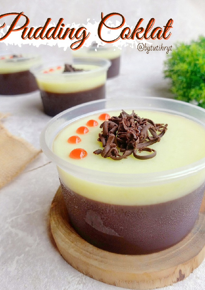 Foto resep Pudding Coklat dengan Vla homemade