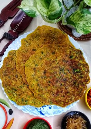 A picture of Jowar / Sorghum Chilla.