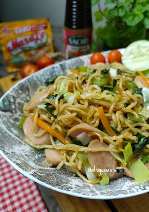 Foto resep Mie Goreng Sosis (1242)