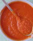 Salsa roja natural (salsa de jugo de tomate)