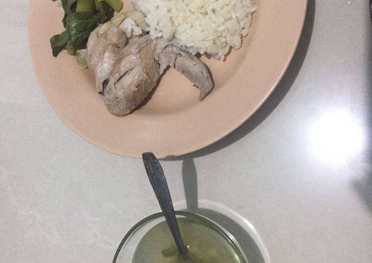 Cara Buat Nasi ayam hainan rice cooker Kekinian