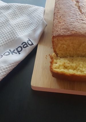 Une photo de Cake moelleux aux jaunes d'oeuf